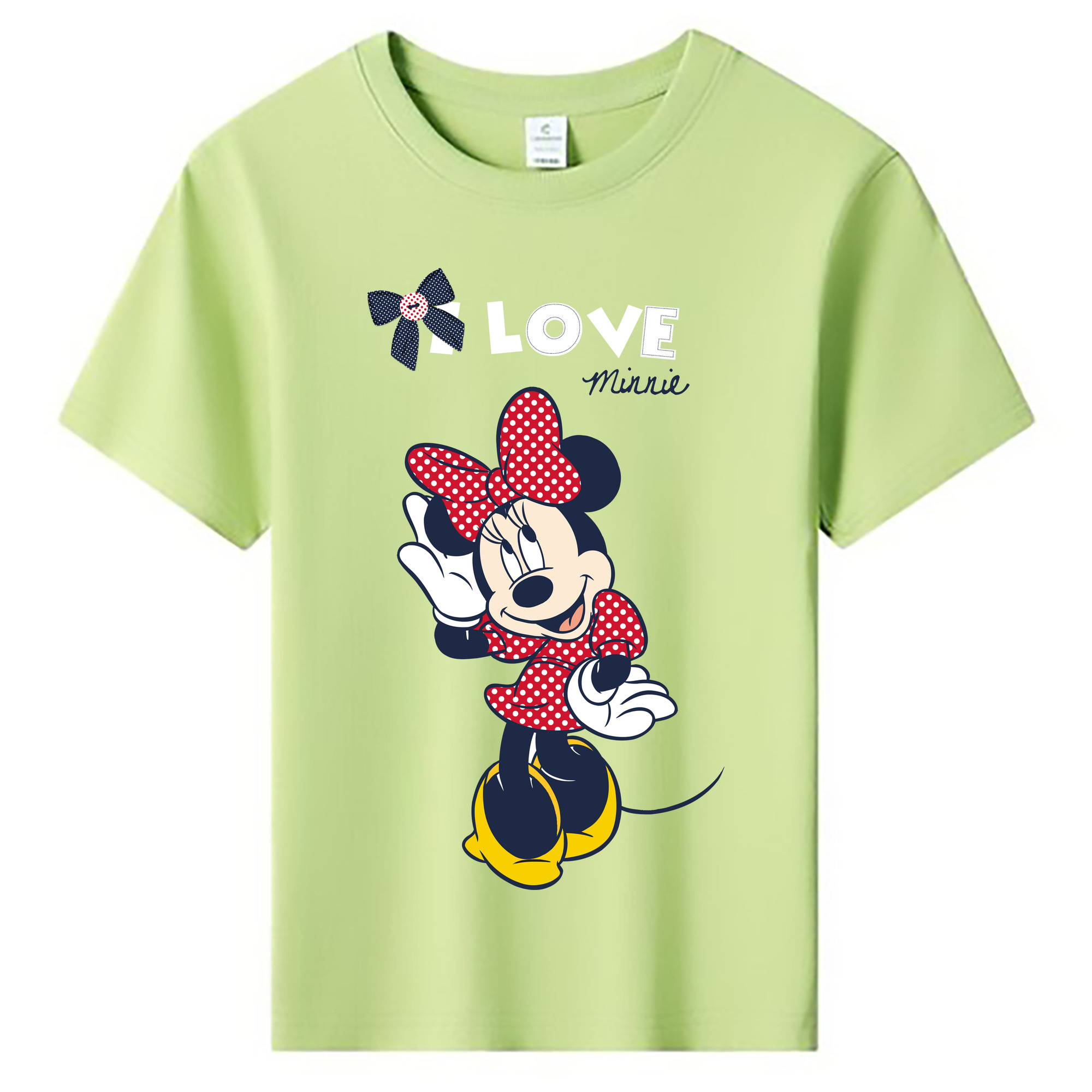 ミッキーマウス Mickey Mouse 綿100％キッズTシャツ（フロントプリント）